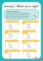 Vista previa - Hojas de trabajo - B1 Prepositions 2 - Error detective worksheet - página 2