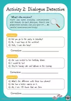 Vista previa - Hojas de trabajo - B1 Prepositions 2 - Error detective worksheet - página 3