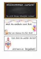 Vorschau - Mal- und Bastelvorlagen - Wassereis Geschenk Schulstart Grundschule Sek I - Seite 2
