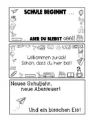 Vorschau - Mal- und Bastelvorlagen - Wassereis Geschenk Schulstart Grundschule Sek I - Seite 3