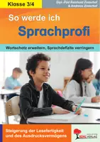 Vorschau - Arbeitsblätter - So werde ich Sprachprofi! Klasse 3-4 | Wortschatz erweitern, Wortbedeutung, Sprachdefizite, Worterklärungen, ABC-Übung | Deutsch Grundschule Förderung Grundschrift Lösungen - Deckblatt