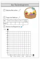 Vorschau - Arbeitsblätter - Säulendiagramme (Klasse 1-2): Arbeitsblätter #Favoriten - Seite 2