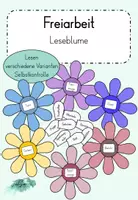 Vorschau - Spiele - Freiarbeit Leseblumen - Deckblatt