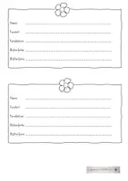 Vorschau - Arbeitsblätter - Vorlage Herbarium - Deckblatt