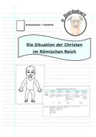 Vorschau - Stundenentwürfe - Die Situation der Christen im Römischen Reich - Deckblatt