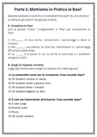 anteprima - Schede informative - Identificare l'ordine degli eventi narrati - Pagina 1