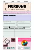 Vorschau - Arbeitsblätter - Werbung - so werden wir beeinflusst! - Seite 2