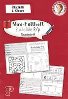 Vorschau - Arbeitsblätter - Buchstabeneinführung Buchstabe P | Mini-Faltheft Grundschrift Klasse 1 - Deckblatt