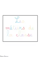 Aperçu - Apprentissages en autonomie - Affichage Responsabilité - Métiers de la classe - Page de couverture