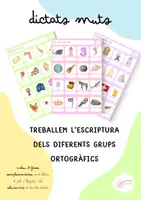 Vista previa - Hojas de trabajo - DICTATS MUTS: TREBALLEM L'ESCRIPTURA DELS DIFERENTS GRUPS ORTOGRÀFICS - Portada