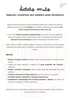 Vista previa - Hojas de trabajo - DICTATS MUTS: TREBALLEM L'ESCRIPTURA DELS DIFERENTS GRUPS ORTOGRÀFICS - página 1
