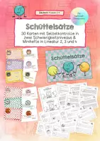 Vorschau - Arbeitsblätter - Schüttelsätze - Kartei und Miniheft - Deckblatt