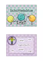 Vorschau - Arbeitsblätter - Schüttelsätze - Kartei und Miniheft - Seite 3