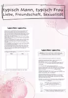 Vorschau - Arbeitsblätter - typisch Mann, typisch Frau - Liebe, Freundschaft und Sexualität - Deckblatt