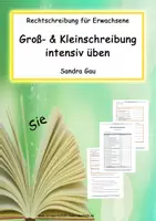 Vorschau - Arbeitsblätter - Groß- und Kleinschreibung intensiv üben - Aufgaben: Sie - Deckblatt