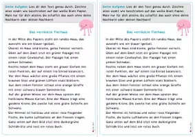 Vorschau - Arbeitsblätter - Zeichengeschichten / Kunst / Deutsch / Lesen / Vertretung - Seite 2