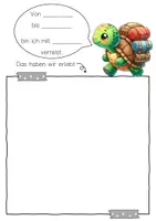 Vorschau - Arbeitsblätter - Schildkrötenklasse Reisetagebuch zum freien Schreiben - Seite 2