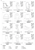 Vorschau - Spiele - Englische Kleidung Flashkarten - Flashcards about clothes - Seite 3