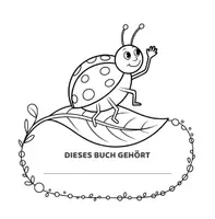 Vorschau - Mal- und Bastelvorlagen - Die Welt der Marienkäfer - Materialpaket zum Ausmalen & Lernen - Seite 1