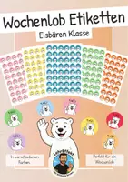 Vorschau - Mal- und Bastelvorlagen - Eisbären-Wochenlob – Die coolen Etiketten für kleine Eisbärenfans! - Deckblatt