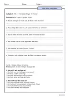 Vorschau - Klassenarbeiten - Klassenarbeit Fabeln erschließen (inkl. Musterlösung, Bewertungsvorschlag und Bewertungsbogen) - Seite 2