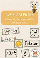 Vorschau - Mal- und Bastelvorlagen - Wachsendes Komplettpaket Bienenklasse - Seite 1