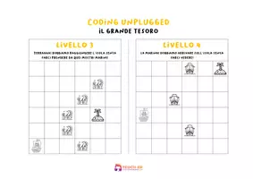 anteprima - Esercizi - Coding Unplugged - Il grande tesoro - Pagina 2
