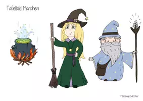 Vorschau - Präsentationen/Tafelbilder - Tafelbild für ein Märchen Rezept - Seite 1