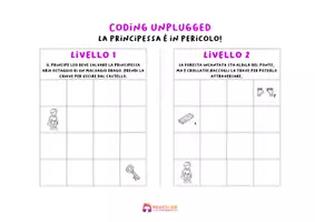 anteprima - Esercizi - Coding Unplugged - La principessa è in pericolo! - Pagina 1