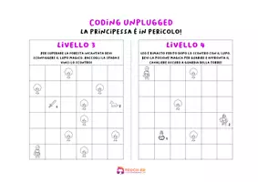 anteprima - Esercizi - Coding Unplugged - La principessa è in pericolo! - Pagina 2