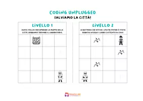 anteprima - Esercizi - Coding Unplugged - Salviamo la città! - Pagina 2