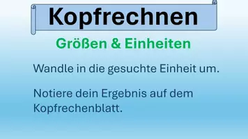 Vorschau - Spiele - Kopfrechnen Größen und Einheiten Variation 1 Präsentation - Seite 2