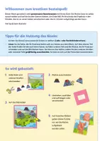 Vorschau - Mal- und Bastelvorlagen - Lass uns basteln – Ausschneiden und Kleben ab 3 Jahre – Dinosaurier - Seite 1