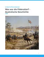 Vorschau - Unterrichtsreihen - Australiens Weg zur Föderation – Geschichte & Verfassung verstehen (Klasse 7–10) - Deckblatt
