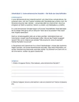 Vorschau - Arbeitsblätter - Unternehmer, unternehmerisches Handeln & Geschäftsidee - Seite 1