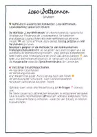 Vorschau - Arbeitsblätter - Lese-Wettrennen Schulstart Sek I Deutsch DaZ - Seite 1