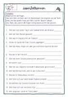 Vorschau - Arbeitsblätter - Lese-Wettrennen Schulstart Sek I Deutsch DaZ - Seite 3