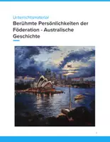 Vorschau - Unterrichtsreihen - Australiens Föderation & ihre Wegbereiter – Berühmte Persönlichkeiten der Geschichte (Klasse 7–10) - Deckblatt
