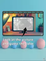 förhandsvisning - PowerPoint Game for Kids | What's the color? | Color Recognition - sida 1