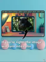 förhandsvisning - PowerPoint Game for Kids | What's the color? | Color Recognition - sida 3