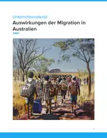 Vorschau - Unterrichtsreihen - Auswirkungen der Migration in Australien – Geschichte, Gesellschaft & Politik (Klasse 7–10) - Deckblatt
