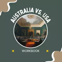 Vorschau - Unterrichtsreihen - Australia vs. USA – Government Systems Compared | Civics Workbook | GRADE 8–10 - Deckblatt