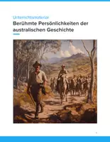 Vorschau - Unterrichtsreihen - Berühmte Persönlichkeiten der australischen Geschichte – Politik, Gesellschaft & Wandel (Klasse 7–10) - Deckblatt