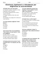 anteprima - Quiz - Eliminare ripetizioni e ridondanze per migliorare la scorrevolezza - Quiz - Pagina 2