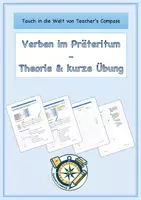 Vorschau - Arbeitsblätter - Verben im Präteritum_Theorie und kurze Übung - Deckblatt