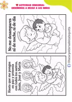 Vista previa - Manualidades / Dibujos para colorear - 2Mi Angel de la Guarda" Colorea, canta y reza con tu angelito de la guarda - página 2