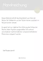 Vorschau - Arbeitsblätter - Arbeitsblatt zum Satz der Woche - Klasse 4 - Seite 1