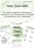 Vorschau - Fördermaterial/Inklusion - Materialpaket Individualziele Förderziele Tischziele - Deckblatt