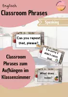 Vorschau - Poster - Classroom Phrases - Hintergrund London - Deckblatt