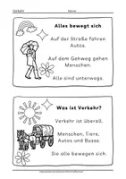 Vorschau - Arbeitsblätter - Arbeitsheft Strassenverkehr Arbeitsblätter Grundschule - Seite 2